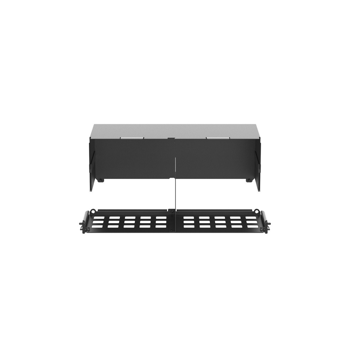 Panduit HD Flex Patch Panel Trunk Slack PLATEEA - FLEX-PLATE4UPRW