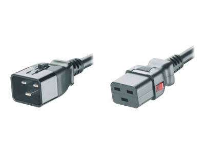Panduit Smartzone G5 - Power cable - IEC 60320 C20 to IEC 60320 C19 - AC 250 V - 16 A - 2 ft - black - NPCB11-X