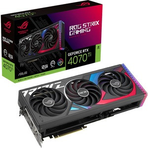 Asus  ROG Strix NVIDIA GeForce RTX™ 4070 Ti Gaming Graphics Card (PCIe 4.0, 12GB GDDR6X, HDMI 2.1a, DisplayPort 1.4a) - ROG-STRIX-RTX4070TI-12G-GAMING