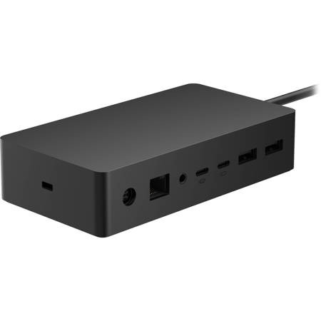 Microsoft Docking Station - for Notebook - 199 W - USB 3.2 (Gen 2) Type C - 6 x USB Ports - USB Type-C - Network (RJ-45) - DisplayPort - Wired Microsoft Docking Station - for Notebook - 199 W - USB 3.2 (Gen 2) Type C - 6 x USB Ports - USB Type-C - Network (RJ-45) - DisplayPort - Wired