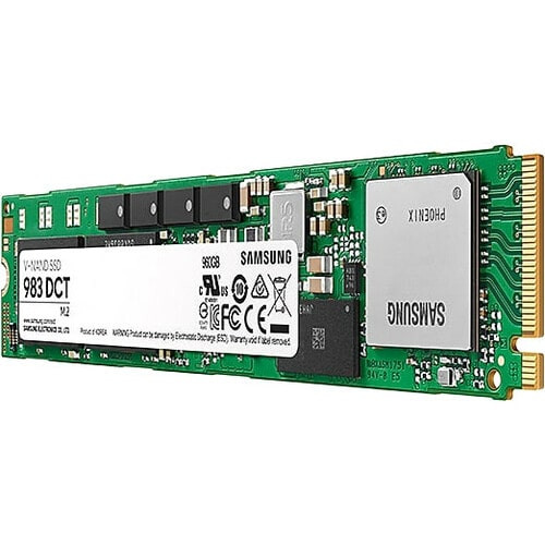 Samsung 983 DCT MZ-1LB960NE 960 GB Solid State Drive - M.2 Internal - PCI Express - 3000 MB/s Maximum Read Transfer Rate - MZ-1LB960NE