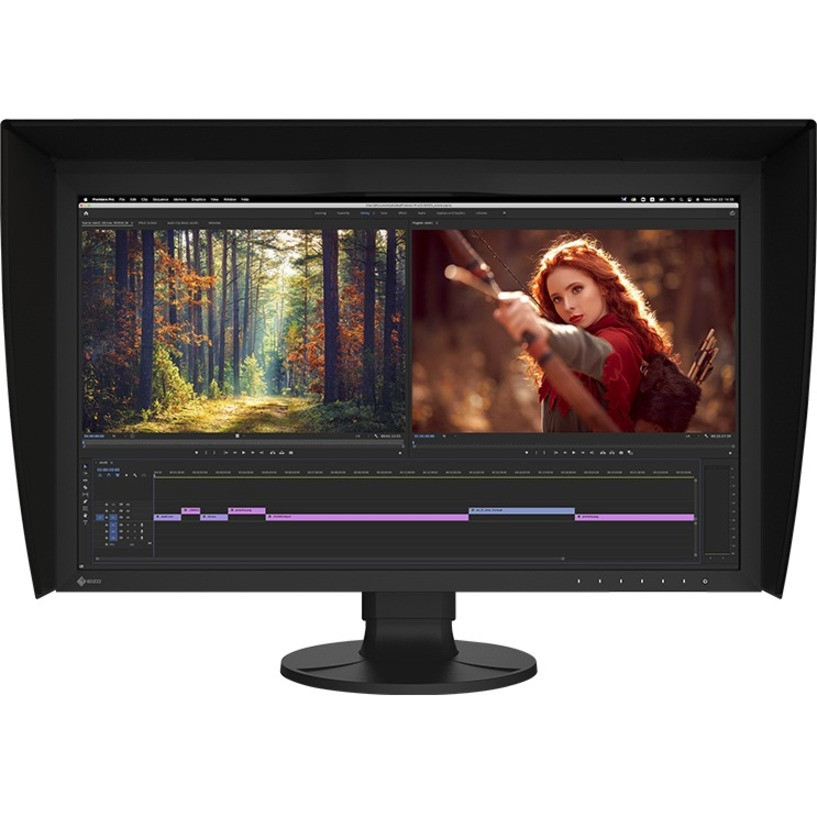 EIZO ColorEdge CG2700X 26.9" 4K UHD LED LCD Monitor - 16:9 - Black - 27" Class - In-plane Switching (IPS) Technology - 3840 x 2160 - 1.07 Billion Colors - 500 Nit - 13 ms - 60 Hz Refresh Rate - HDMI - DisplayPort - USB Hub - CG2700X-BK