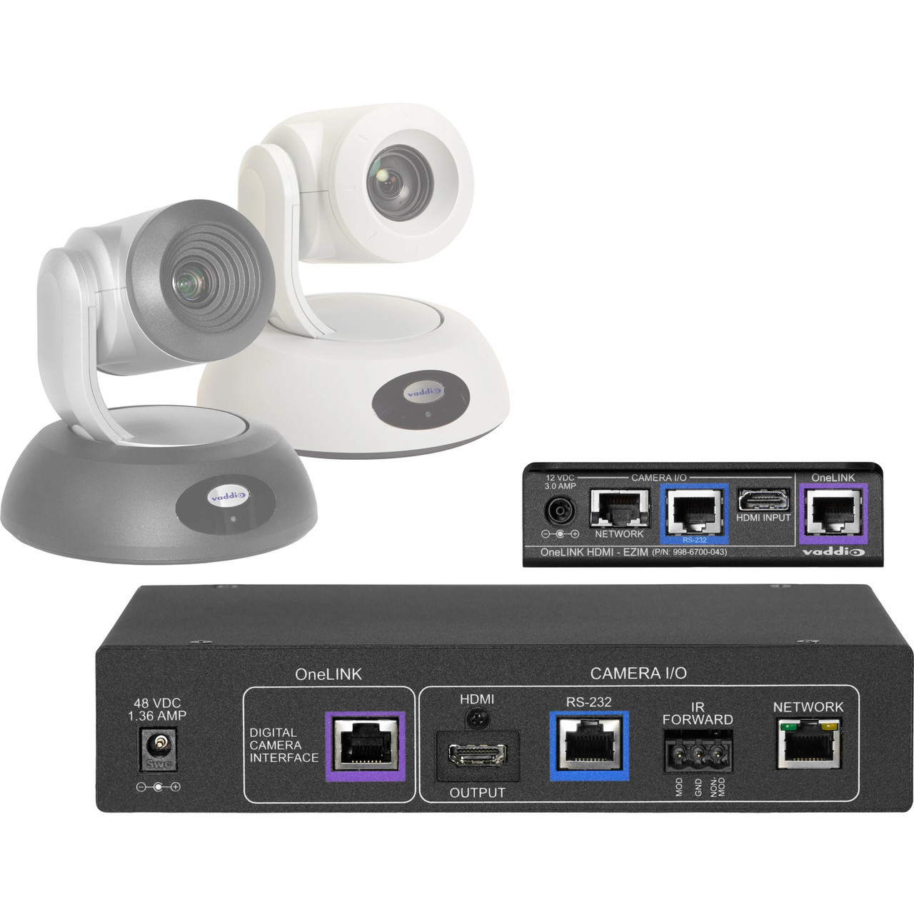 Vaddio Cisco Codec Kit For Onelink HDMI To Vaddio Hdbaset Cameras. - 999-9575-000