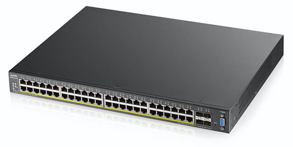 Zyxel Xgs2210-52Hp - 48-Port Gigabit Poe+ L2 Managed + 4 Sfp+ 10G (52 Total Ports) 375W Power Budget