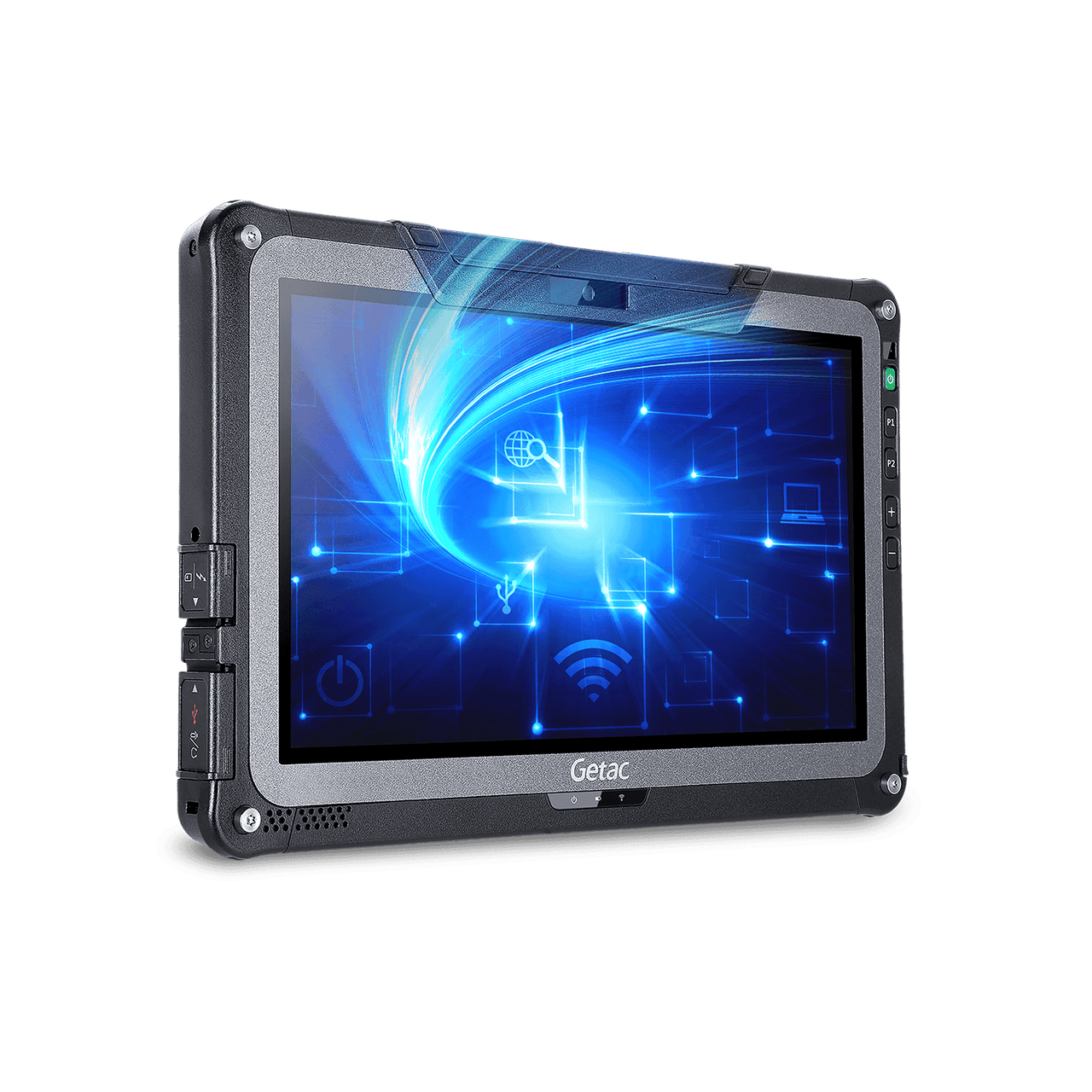 Getac F110 G6 - i5-1135G7, 11.6inch (Without Webcam), WIN10 Pro x64, 8G+TAA, 512GB PCIe SSD, SR (Full HD LCD+TS+Hard Tip stylus), US Power Cord, (W/o Rear Camera), WiFi+BT +Dedicated GPS/Glonass+Passthru, RS232 + RJ45, Smt Cd Rdr - FP2BL6JA46MA