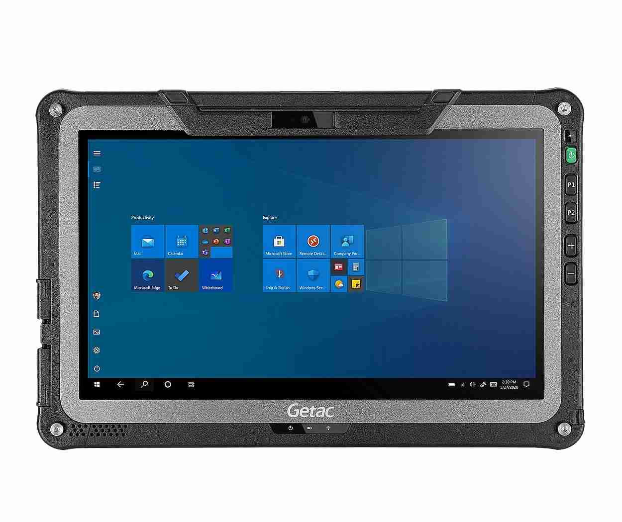Getac F110 G6 - i7-1165G7, Windows Hello Webcam, Win10 x64+16GB, 512GB PCIe SSD, Sunlight Readable FHD+TS+stylus, US Power Cord, Rear Camera, WiFi + BT - FP47T6JA1DXX