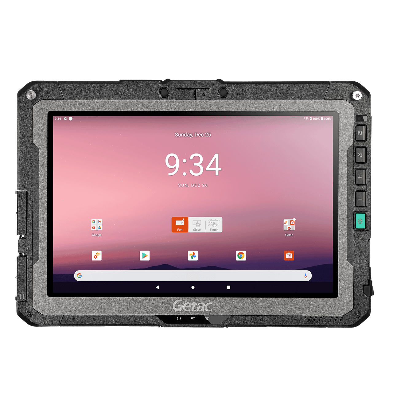 Getac ZX10 - Qualcomm Snapdragon 660 Octa-core, Webcam, Android + 4GB RAM + 64GB SR (WUXGA LCD Touchscreen stylus), US PC/ Rear cam Standard Batteries (2-pack), WIFI + BT GPS/Glonass, Pogo Docking Connector + ANSI, 3yb2b - Z2A7AXWA5AYX