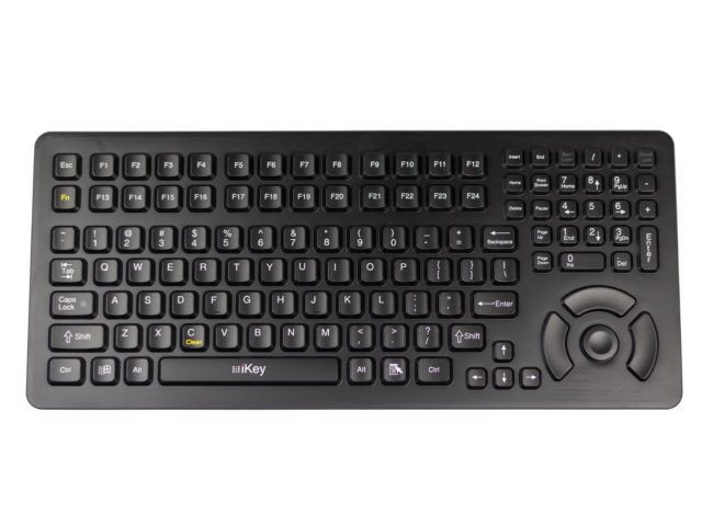 iKey Rugged Keyboard, Abs Polycarbonate Case, Integrated Fsr Pointing Device - DU-5K-FSR-USB
