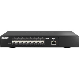 Qnap QSW-M5216-1T Ethernet Switch - 1 Ports - Manageable - 10 Gigabit Ethernet, 25 Gigabit Ethernet - 10GBase-T, 25GBase-X - 2 Layer Supported - Modular - 80 W Power Consumption - Optical Fiber, Twisted Pair - Rack-mountable - QSW-M5216-1T-US