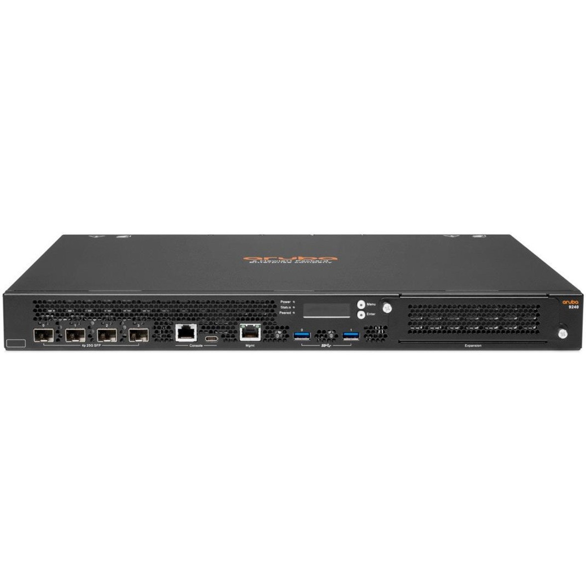 HPE 9240 Router - Management Port - 5 - 25 Gigabit Ethernet - 1U - Rack-mountable TAA Compliant - R7J06A