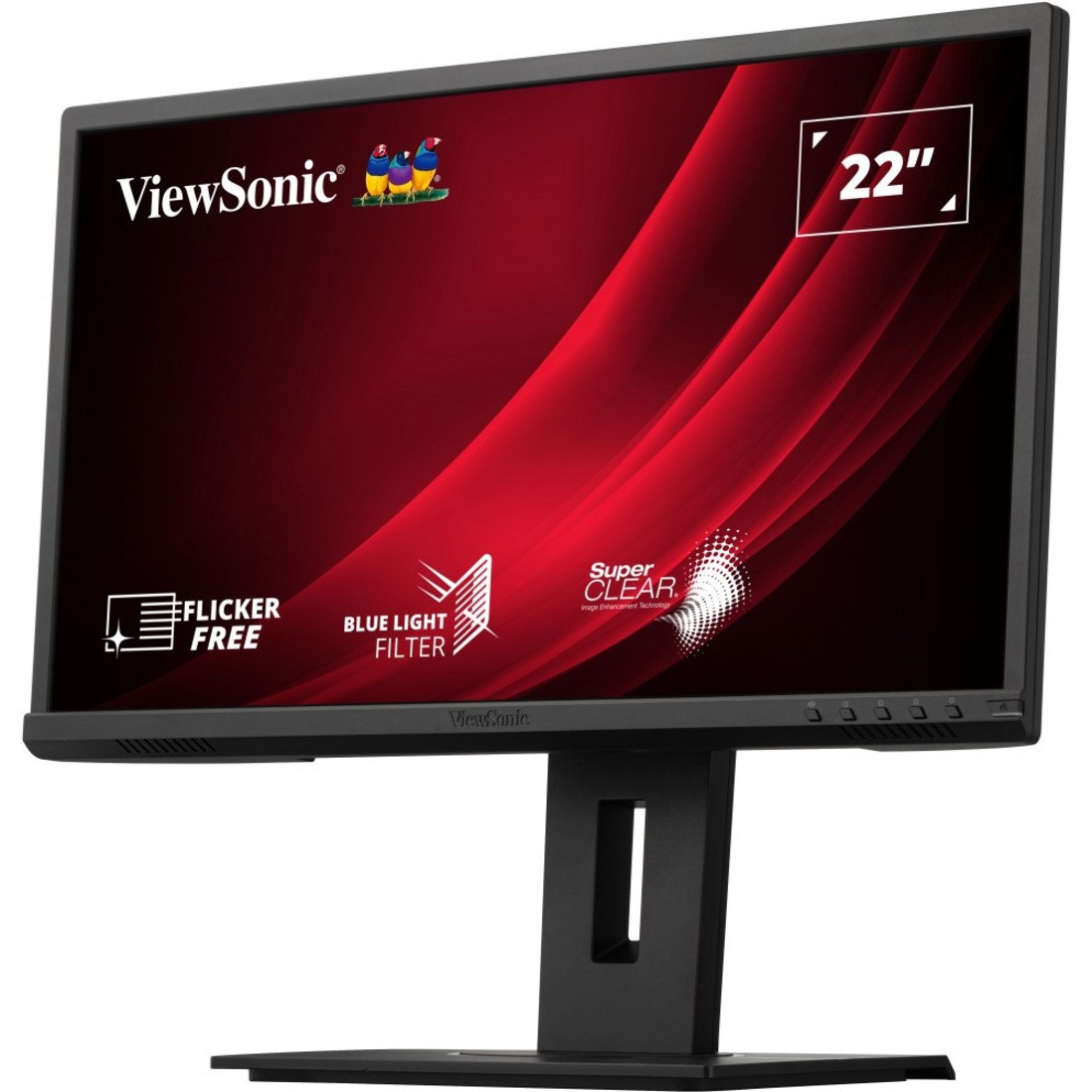 Viewsonic VG2240 21.5" Full HD LED LCD Monitor - 16:9 - 22" Class - Vertical Alignment (VA) - 1920 x 1080 - 16.7 Million Colors - 250 Nit - 5 ms - 60 Hz Refresh Rate - HDMI - VGA - DisplayPort - VG2240