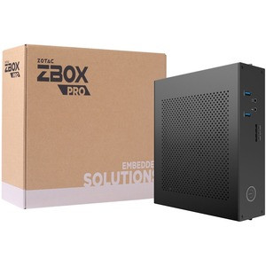 Zotac Zbox PRO QK7P3000 Desktop Computer - Intel Core i7 7th Gen i7-7700T Quad-core (4 Core) 2.90 GHz DDR4L SDRAM - Mini PC - Windows 10 - Nvidia Quadro P3000 MXM 6 GB GDDR5 - IEEE 802.11 a/b/g/n/ac - 180 W - ZP-QK7P3000-MU