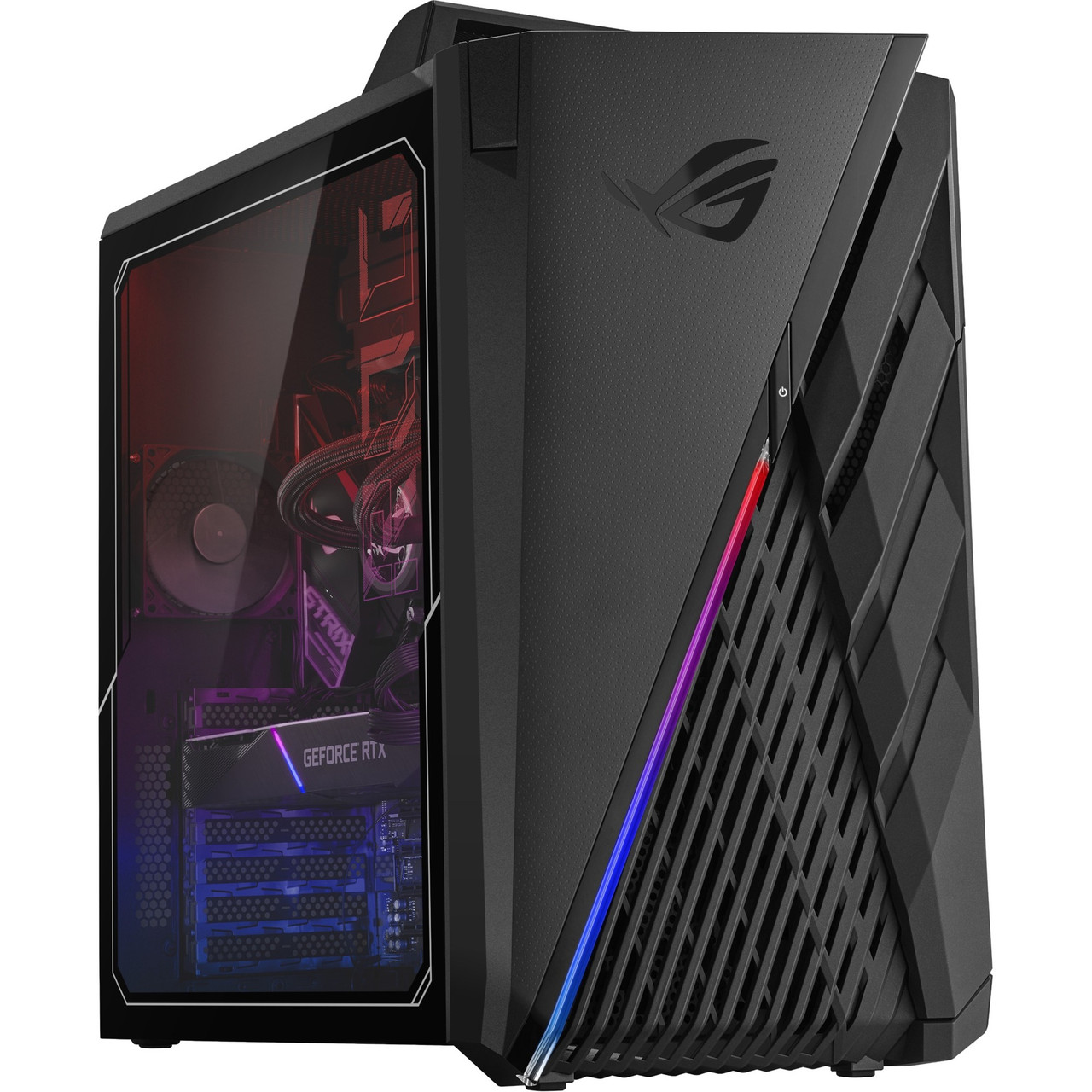 Asus ROG Strix GT35 G35CG-DBI780 Gaming Desktop Computer - Intel Core i7 11th Gen i7-11700KF Octa-core (8 Core) 3.60 GHz - 16 GB RAM DDR4 SDRAM - 2 TB HDD - 512 GB M.2 PCI Express NVMe 3.0 SSD - Tower - Star Black - G35CG-DBI780