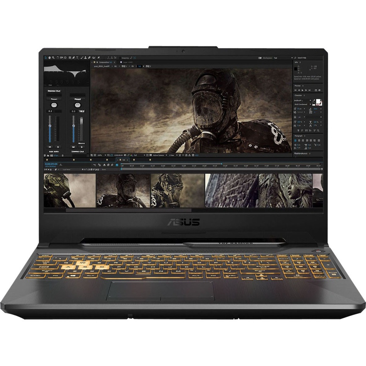 Asus TUF Gaming F15 TUF507ZC-QS72-CB 15.6" Rugged Gaming Notebook - Full HD - 1920 x 1080 - Intel Core i7 12th Gen i7-12700H Tetradeca-core (14 Core) 2.30 GHz - 16 GB Total RAM - 512 GB SSD - Mecha Gray - TUF507ZC-QS72-CB