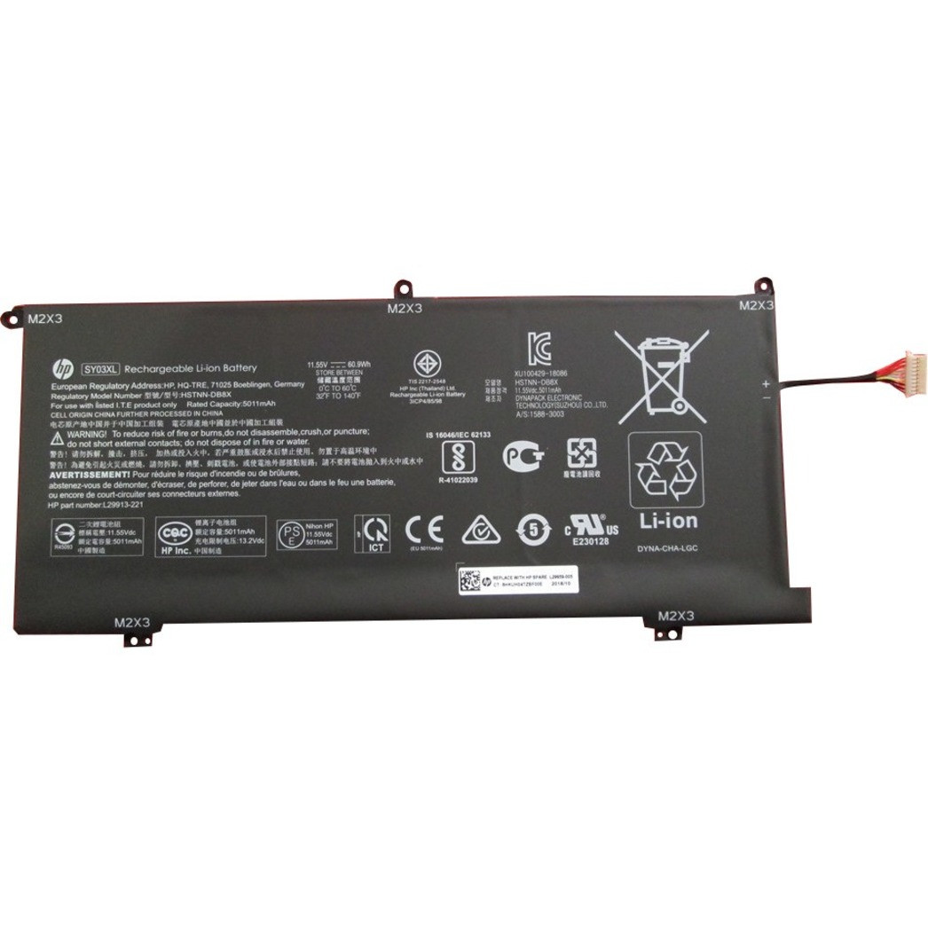 HP Battery - For Workstation, Backpack PC, Notebook - Battery Rechargeable - 3000 mAh - 36 Wh- L41691-005