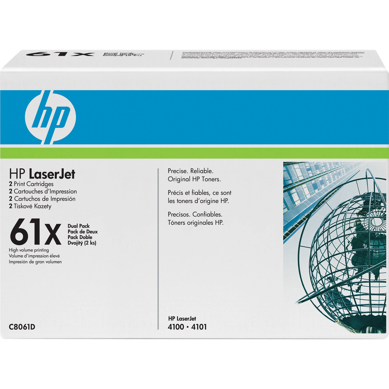 HP Remarketed 61X Refurbished Standard Yield Laser Toner Cartridge - Black Pack - C8061X#RMK HP Remarketed 61X Refurbished Standard Yield Laser Toner Cartridge - Black Pack - C8061X#RMK