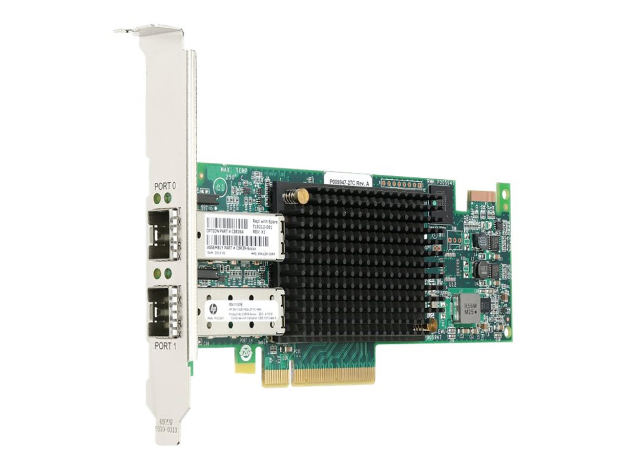 HPE SN1000E 16Gb Dual Port Fibre Channel Host Bus Adapter - PCI Express 2.0 x8 - 16 Gbit/s - 2 x Total Fibre Channel Port(s) - 2 x LC Port(s) - Plug-in Card - QR559A-RF