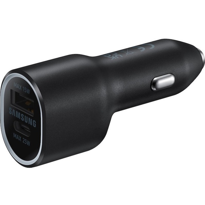 Samsung Car Charger Duo 40W - 40 W - 12 V DC Input - Black - EP-L4020NBEGUS