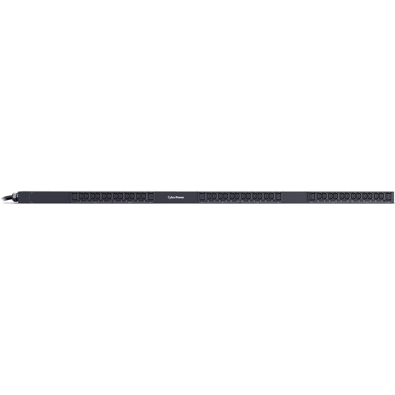 CyberPower PDU13103 42-Outlets PDU - Basic - NEMA L21-20P - 36 x IEC 60320 C13, 6 x IEC 60320 C19 - 230 V AC - 0U - Vertical - Rack-mountable - PDU13103