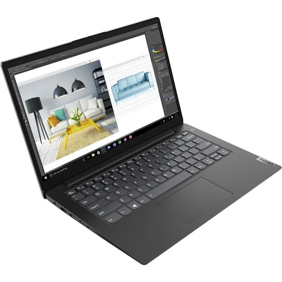 Lenovo V14 G2 ALC 82KC00GUUS 14" Notebook - Full HD - 1920 x 1080 - AMD Ryzen 5 5500U Hexa-core (6 Core) 2.10 GHz - 8 GB Total RAM - 4 GB On-board Memory - 256 GB SSD - Black - 82KC00GUUS Lenovo V14 G2 ALC 82KC00GUUS 14" Notebook - Full HD - 1920 x 1080 - AMD Ryzen 5 5500U Hexa-core (6 Core) 2.10 GHz - 8 GB Total RAM - 4 GB On-board Memory - 256 GB SSD - Black - 82KC00GUUS