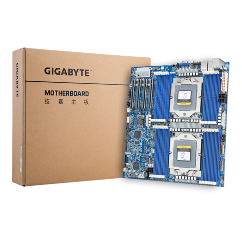 Gigabyte MZ73-LM0 Server Motherboard - EATX - 2x SP5/LGA-6096 - AMD EPYC 9004 - 4 x PCIe Gen5 x16 Gen 5 - MZ73-LM0