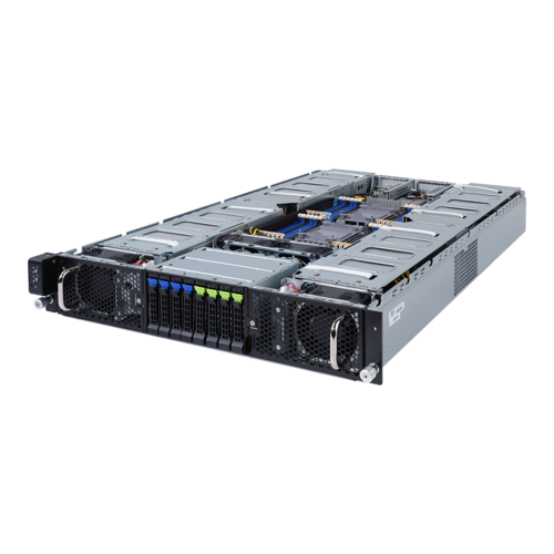 Gigabyte G292-2G0 (rev. 100) HPC Server - 2AU 16 x GPU Server, 2 x 10Gb/s BASE-T LAN ports (Intel X710-AT2) - G292-2G0