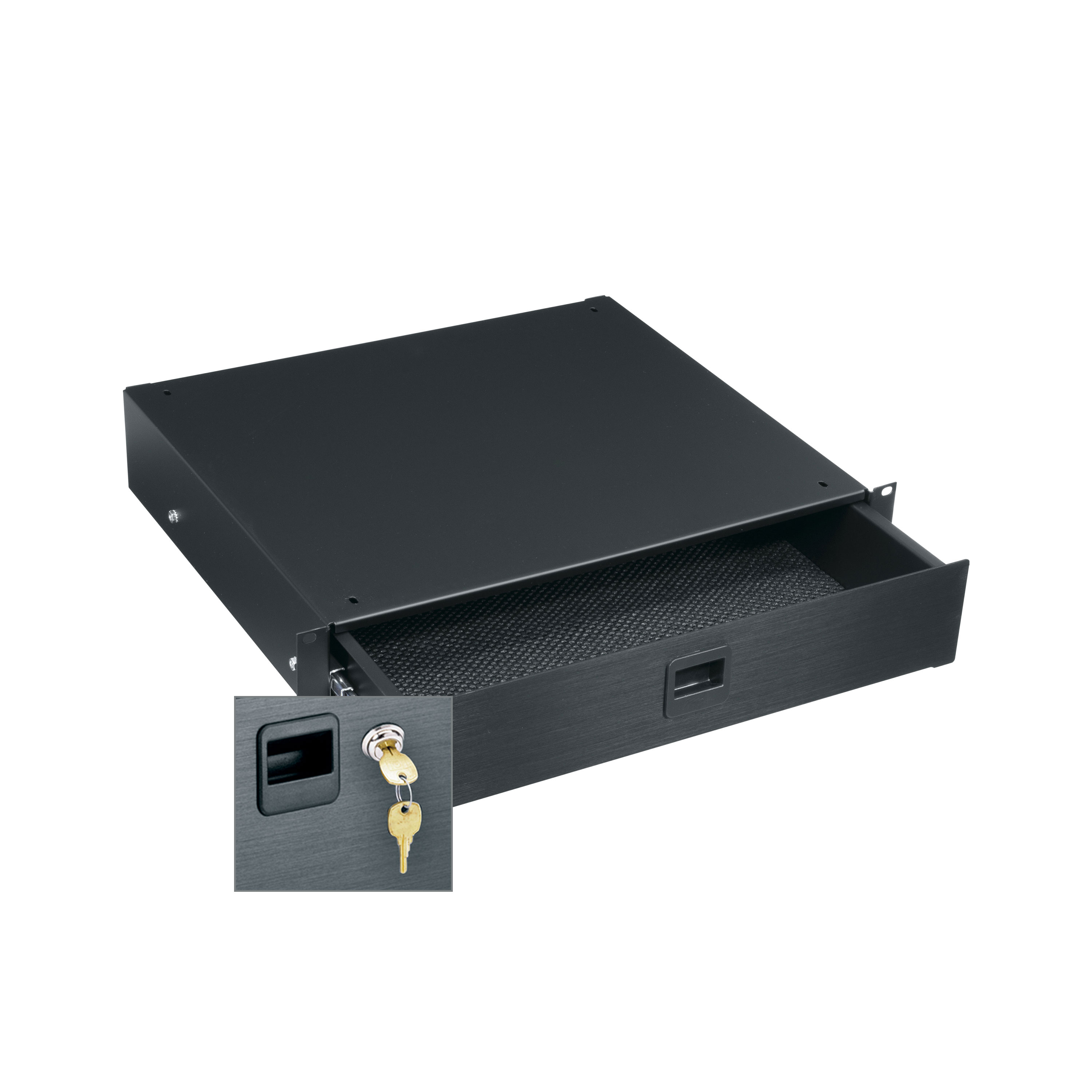 Middle Atlantic 2SP ANOD DRAWER W/LOCK - D2LK