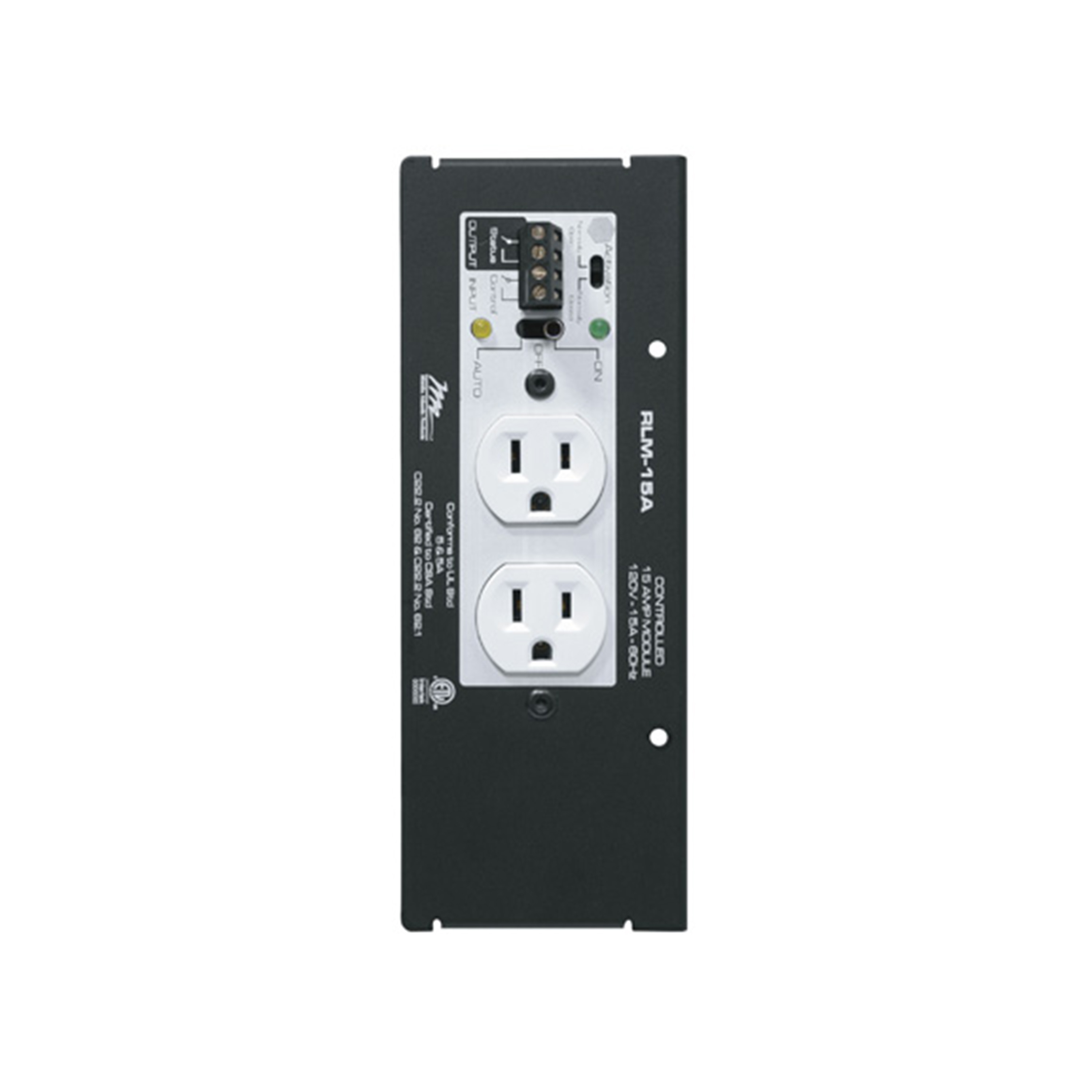 Middle Atlantic 8inchMPR 15A CONTROL MODULE - RLM-15A