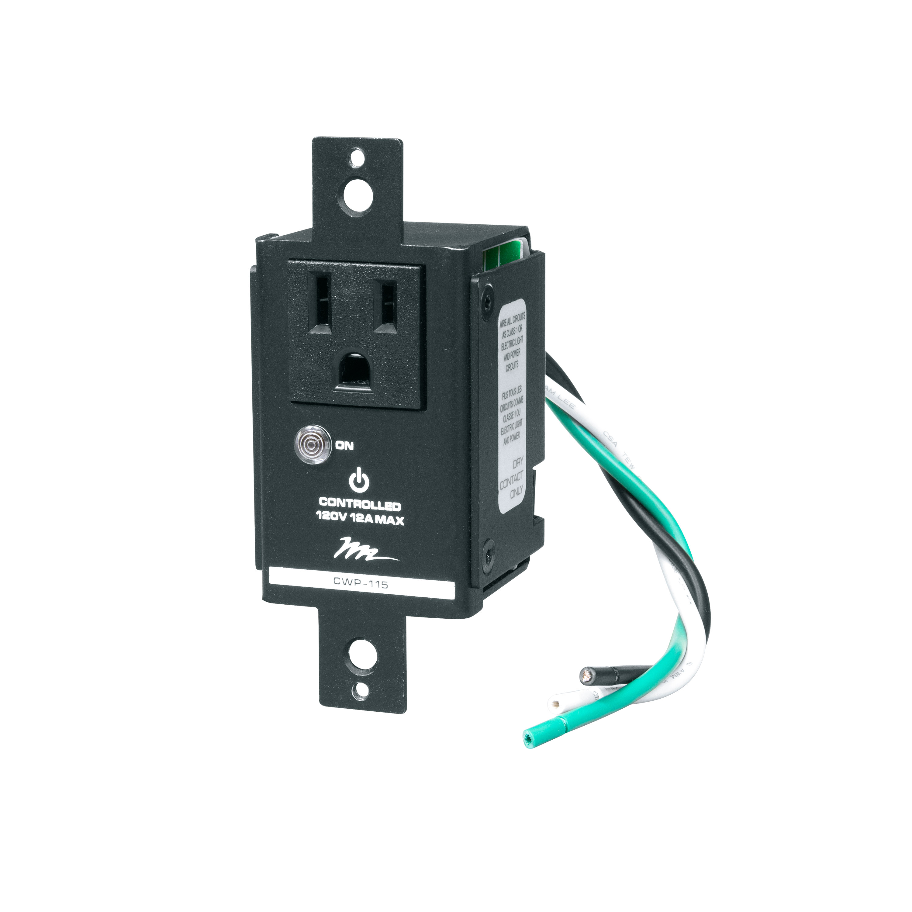Middle Atlantic 15A CRTL WALL PLT - CWP-115