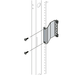 Middle Atlantic 2SP 3inchD RACKRAIL RECESSOR - RR2-3RCN
