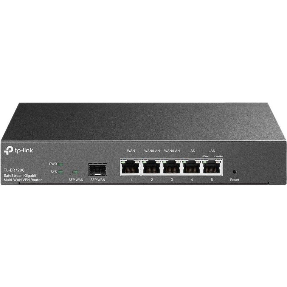 TP-Link ER7206 - Multi-WAN Professional Wired Gigabit VPN Router - Increased Network Capacity - SPI Firewall - Omada SDN Integrated - Load Balance - Lightning Protection - ER7206