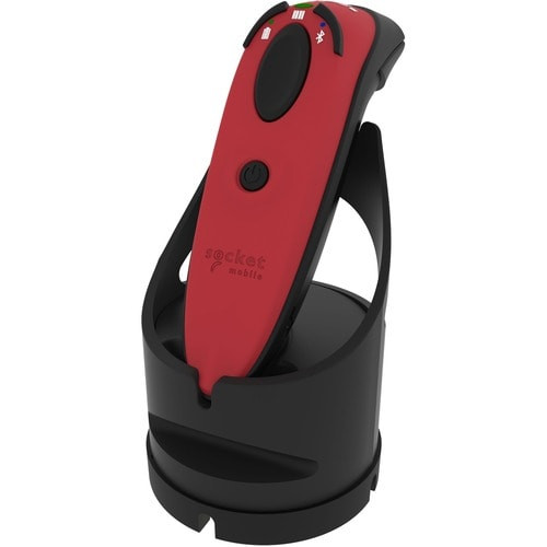 Socket D720 Barcode Scanner (with rechargeable battery pre-installed) Wireless Connectivity - 1D, 2D - LED - Linear - Linear, Omni-directional - Bluetooth - USB - Red - Stand - CX4056-3119