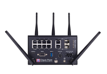 Check Point Quantum Rugged 1570R Network Security/Firewall Appliance - 10 Port - 10/100/1000Base-T, 1000Base-F - Gigabit Ethernet - AES (128-bit) - 10 x RJ-45 - 2 Total Expansion Slots - Desktop, Wall Mountable - CPAP-SG1570R-SNBT-AC