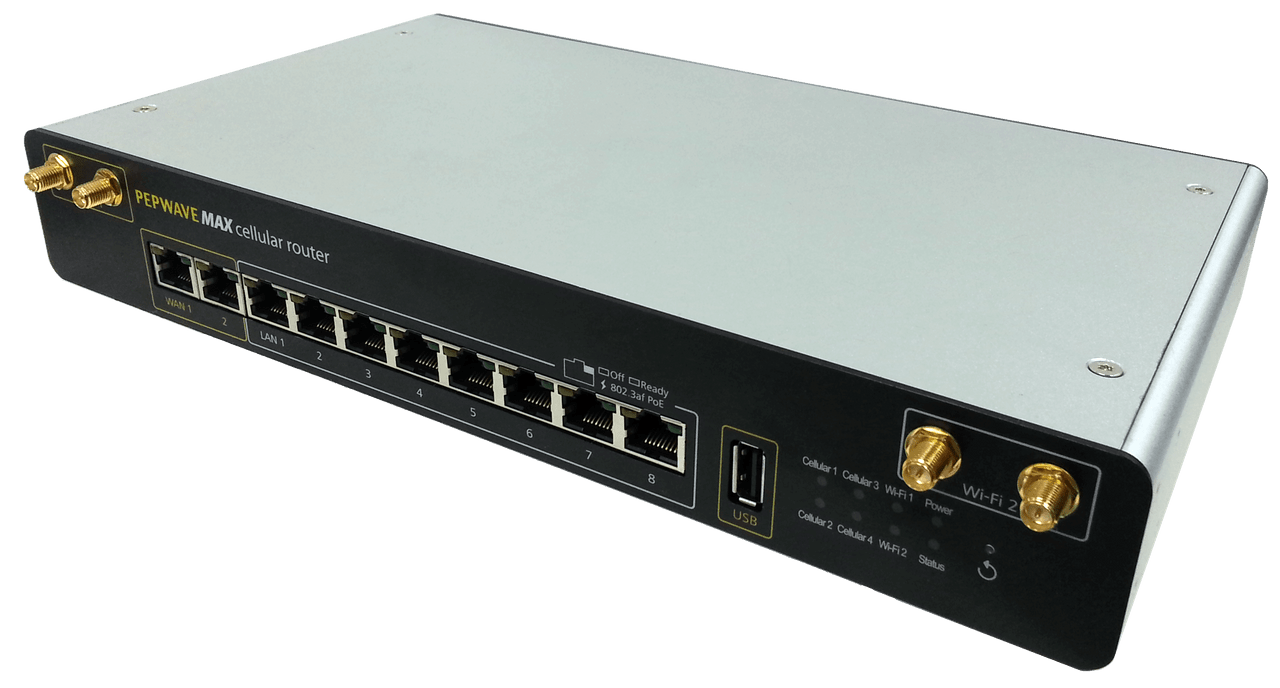 Peplink Max HD4 LTEA 4XCAT6 Modems - MAX-HD4-LTEA-W-T Peplink Max HD4 LTEA 4XCAT6 Modems - MAX-HD4-LTEA-W-T