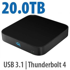 OWC 20.0TB (HDD) Mini Stack STX Stackable Storage and Thunderbolt Hub Xpansion Solution - OWCT4MS9H20N00