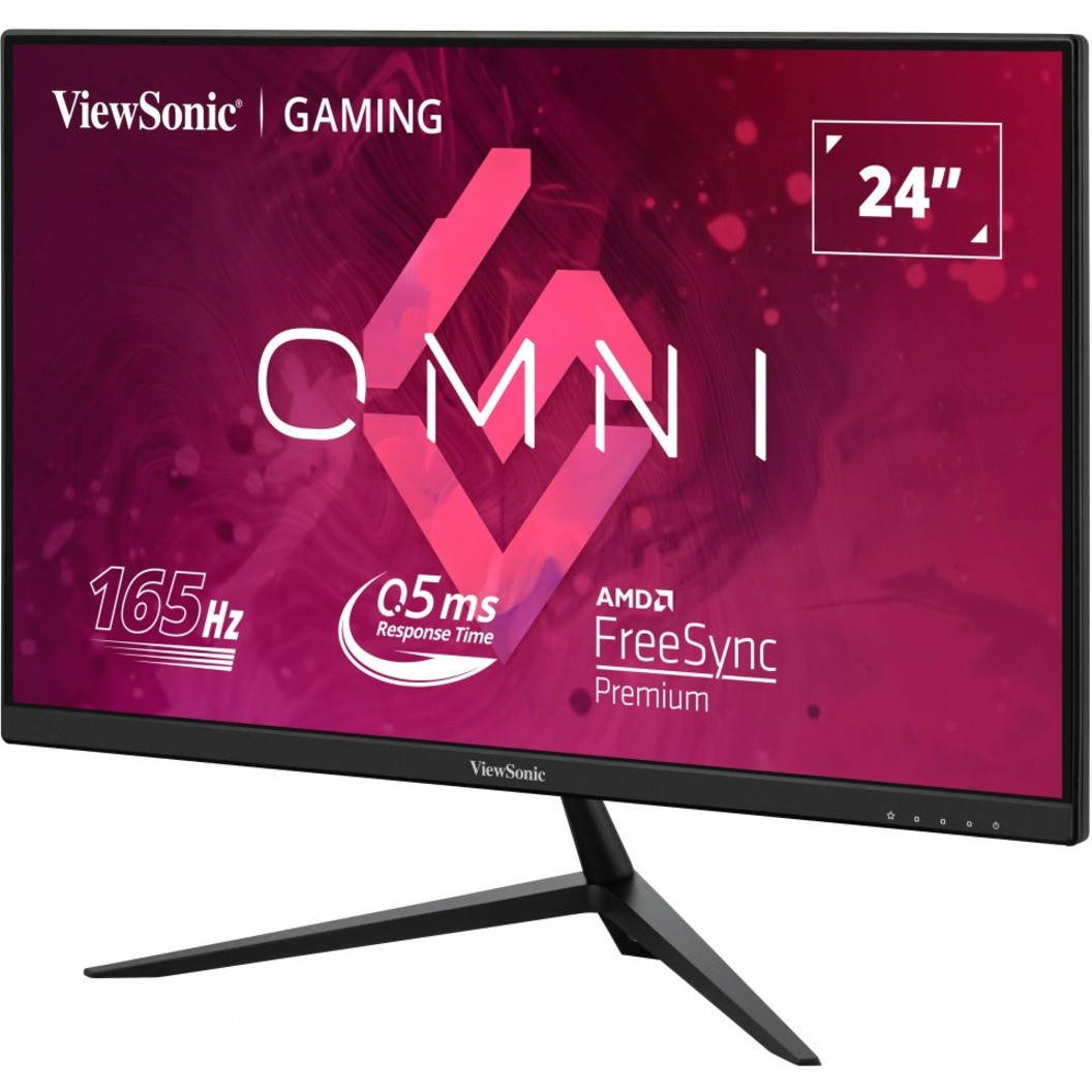 Viewsonic OMNI VX2428 24 Inch Gaming Monitor 180hz 0.5ms 1080p IPS with FreeSync Premium, Frameless, HDMI, and DisplayPort - VX2428