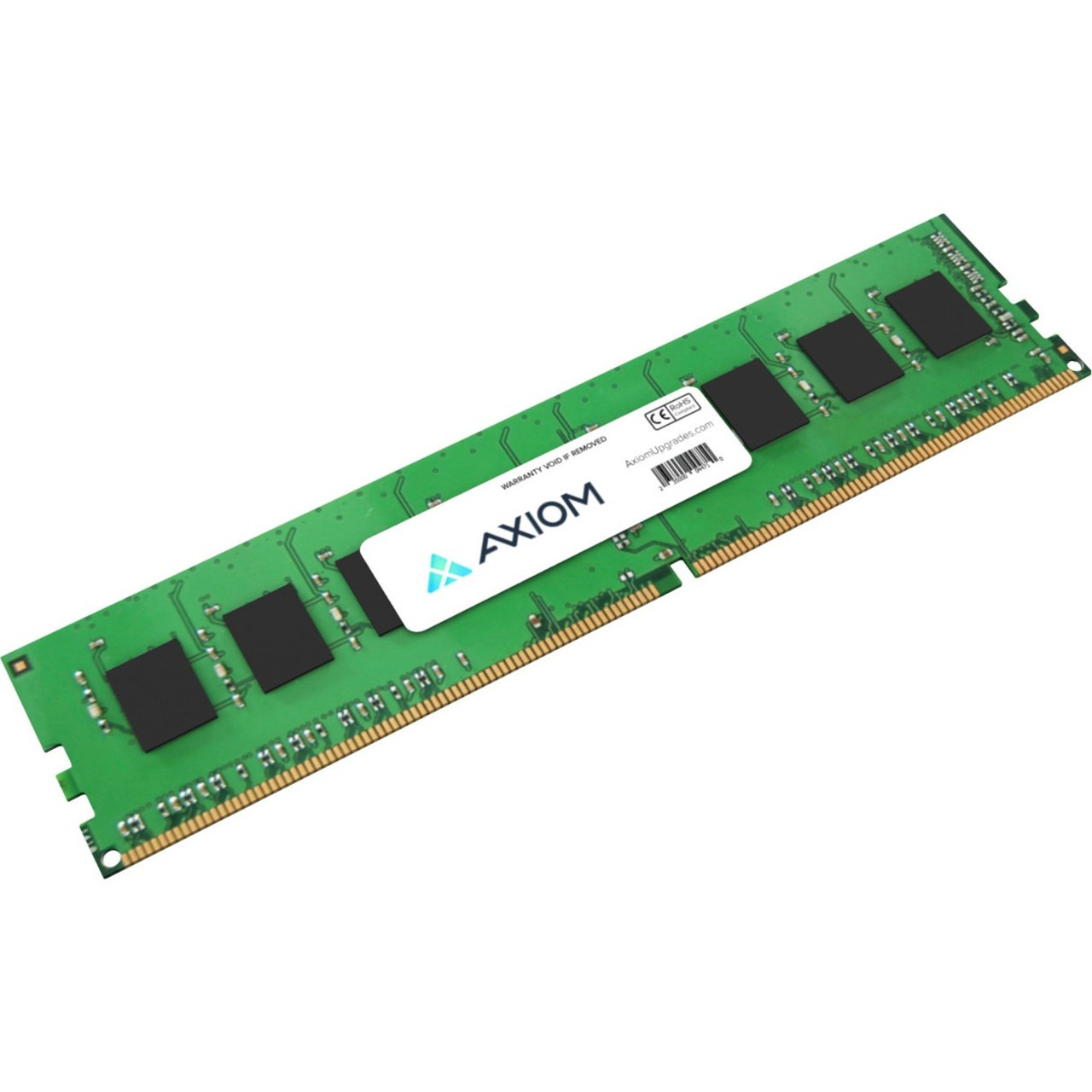 Axiom 8GB DDR5 SDRAM Memory Module - For Desktop PC, Computer, Workstation - 8 GB - DDR5-4800/PC5-38400 DDR5 SDRAM - 4800 MHz - CL40 - 1.10 V - Unbuffered - 288-pin - DIMM - Lifetime Warranty - 4M9X9AA-AX