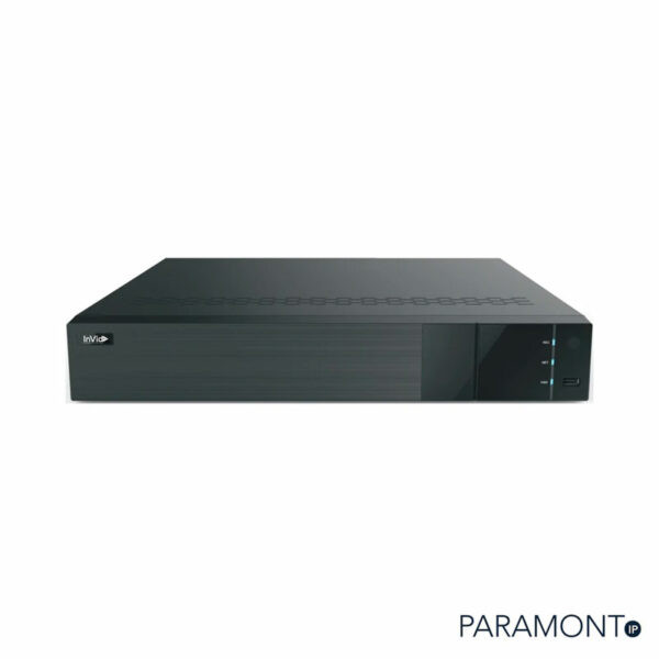 InVid PN3A-16X16F/8TB | 32 Ch NVR with 16 Plug & Play Ports, 192 Mbps, (2) NIC Cards, 4 HD Bays, 4K, 8TB - PN3A-16X16F/8TB