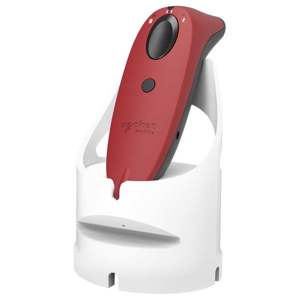 Socket scan S730, Laser Barcode Scanner, Red & White Dock - CX3525-2127