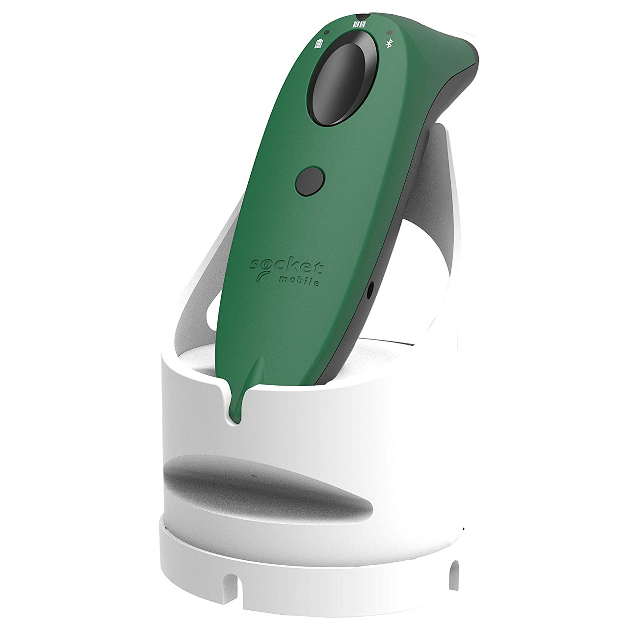 Socket scan S730, Laser Barcode Scanner, Green & White Dock - CX3526-2129