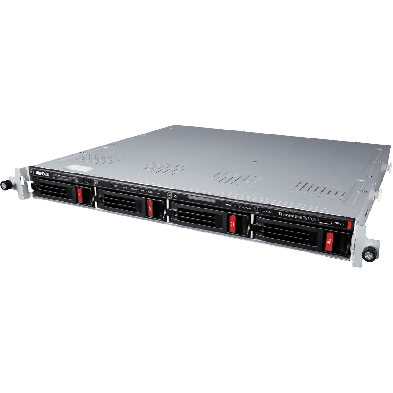 Buffalo TeraStation TS5420RN SAN/NAS Storage System - Annapurna Labs Alpine Quad-core (4 Core) 2 GHz - 4 x HDD Supported - 4 x HDD Installed - 64 TB Installed HDD Capacity - Serial ATA/600 - 8 GB RAM DDR4 SDRAM - TS5420RN6404