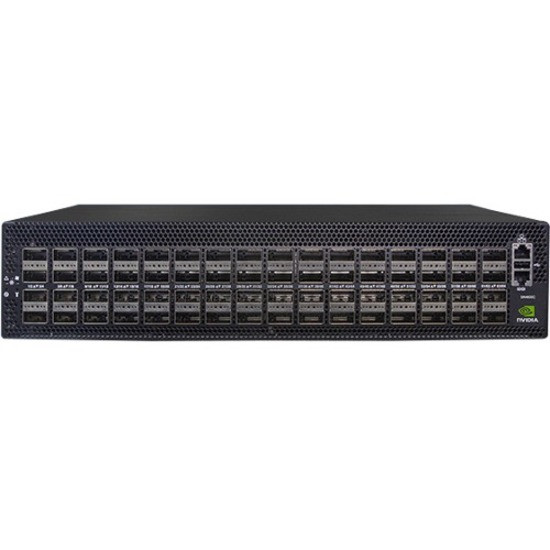 Nvidia Mellanox Spectrum-3 MSN4600-VS2FO Ethernet Switch - 200 Gigabit Ethernet - 4 Layer Supported - Modular - Optical Fiber - 2U High - Rack-mountable, DIN Rail Mountable - 1 Year Limited Warranty - MSN4600-VS2FO