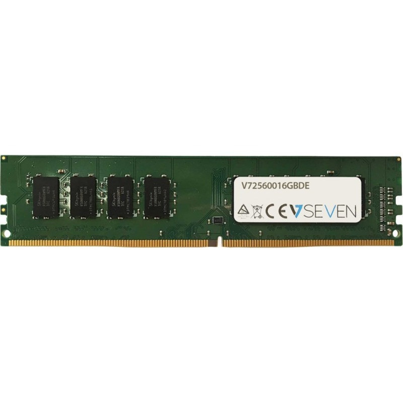 V7 16GB PC4-25600 3200Mhz ECC DIMM Workstation / Server Module - For Workstation, Server, Notebook, Desktop PC - 16 GB - DDR4-3200/PC4-25600 DDR4 SDRAM - 3200 MHz - ECC - 288-pin - DIMM - 10 Year Warranty - V72560016GBDE-U