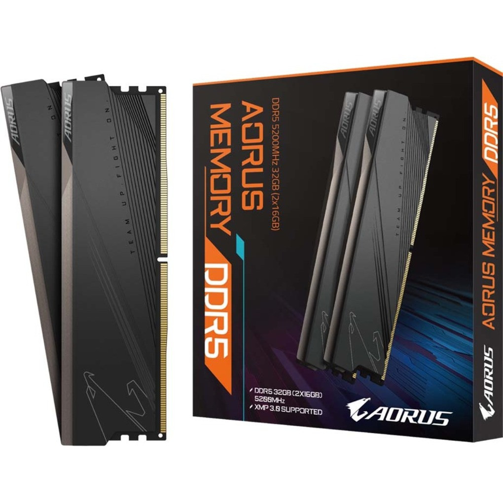 Aorus 32GB (2x16GB) DDR5 SDRAM Memory Kit - GP-ARS32G52D5