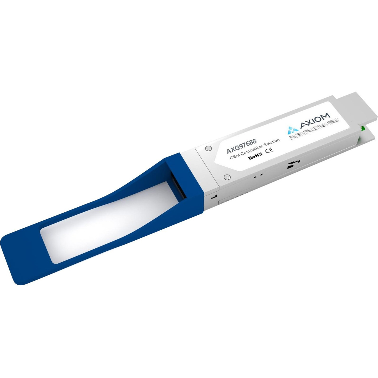 Axiom 100GBase-SR4 QSFP28 Transceiver for Gigamon - Q28-502 - TAA Compliant - For Data Networking, Optical Network - 1 x MPO-12 100GBase-SR4 Network - Optical Fiber - Multi-mode - 100 Gigabit Ethernet - AXG97688 Axiom 100GBase-SR4 QSFP28 Transceiver for Gigamon - Q28-502 - TAA Compliant - For Data Networking, Optical Network - 1 x MPO-12 100GBase-SR4 Network - Optical Fiber - Multi-mode - 100 Gigabit Ethernet - AXG97688