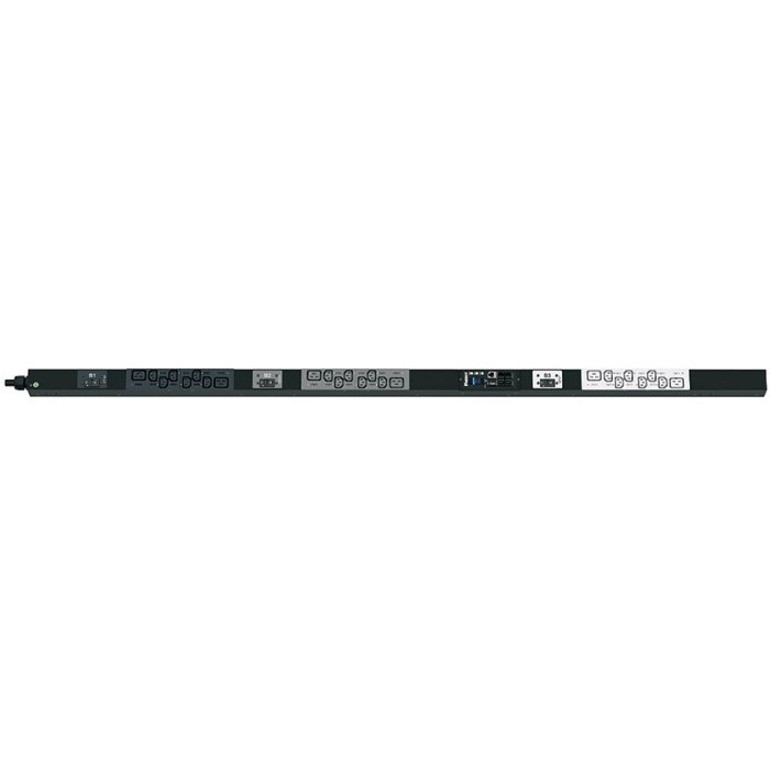 Panduit P24F02M Vertical Intelligent Power Distribution Unit - Monitored - Nema L15-30 - 18 x IEC 60320 C13, 6 x IEC 60320 C19 - 230 V AC - 0U - Vertical - Rack-mountable- P24F02M