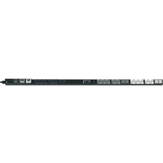 Panduit Smartzone G5 Intelligent 36-Outlets PDU - Monitored - Nema L15-30P - 30 x IEC 60320 C13, 6 x IEC 60320 C19 - 208 V AC - Network (RJ-45) - 0U - Vertical - Rack-mountable - P36D08M-BU1A