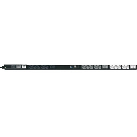 Panduit Smartzone G5 Intelligent 36-Outlets PDU - Monitored - Nema L15-30P - 30 x IEC 60320 C13, 6 x IEC 60320 C19 - 208 V AC - Network (RJ-45) - 0U - Vertical - Rack-mountable - P36D08M-BU1C