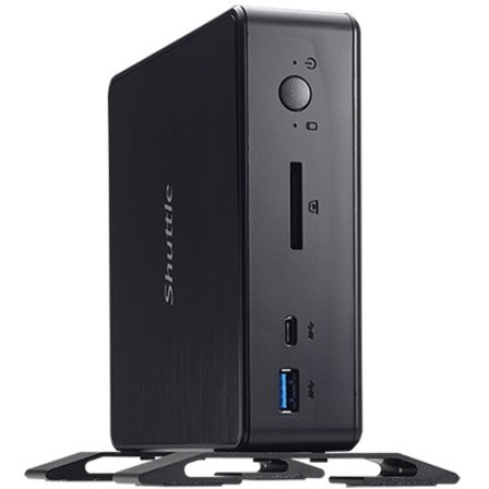 Shuttle  XPC nano NC10U3 Barebone System - Mini PC - Intel Core i3 8th Gen i3-8145U - 32 GB DDR4 SDRAM Maximum RAM Support - 2 Total Memory Slots - Intel HD Graphics 620 Graphic(s)65 W - NC10U3