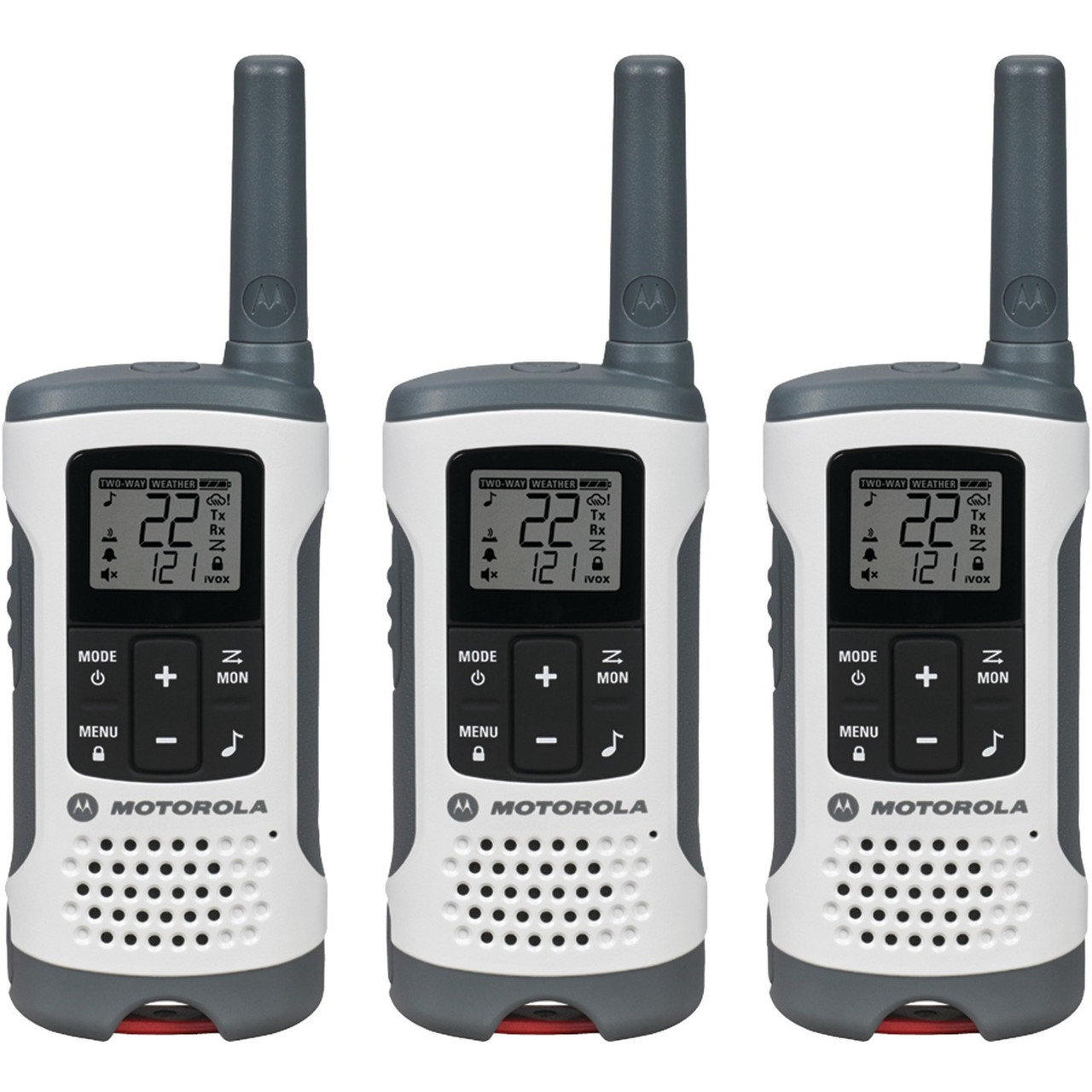 Motorola - Talk about T260 Two-way Radio - 22 Radio Channels - 22 GMRS/FRS